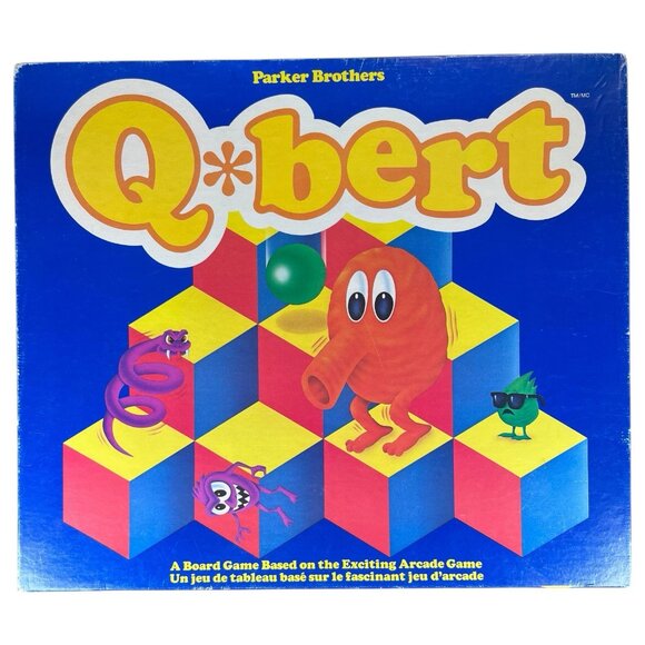 VINTAGE 1983 Parker Brothers Q*Bert Board Game complete - Picture 2 of 9
